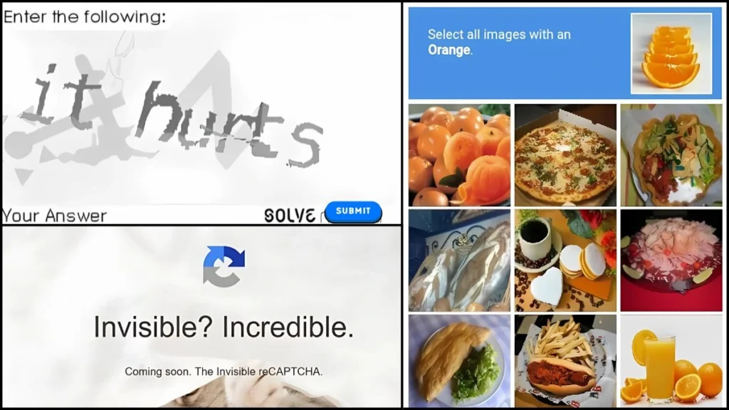different captcha in captcha typing job